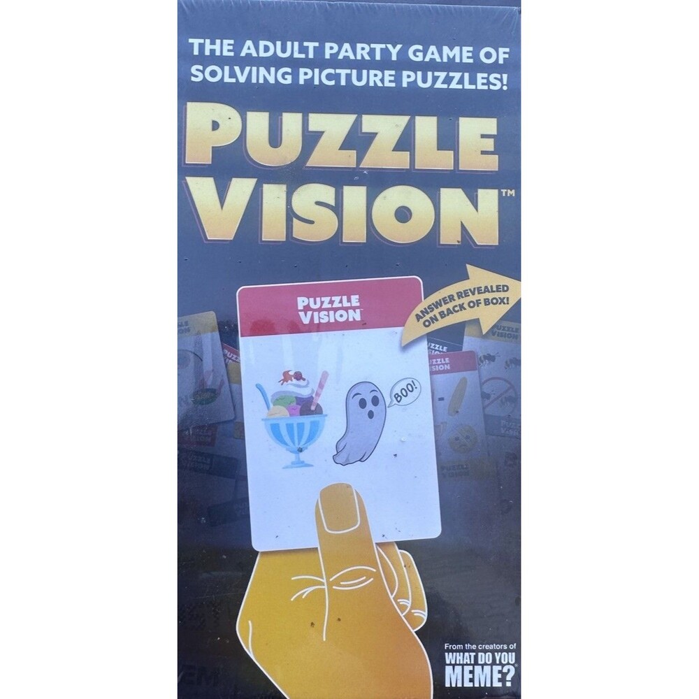 SEALED Puzzle Vision Adult Party Game 350 Cards Timer 2+ Players Ages 17+